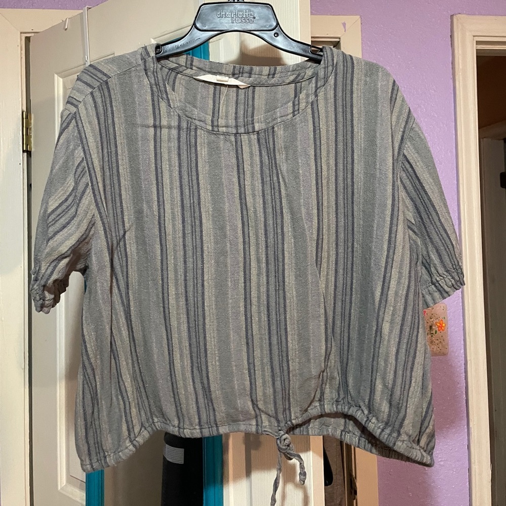 VanillaStar Cropped Blouse